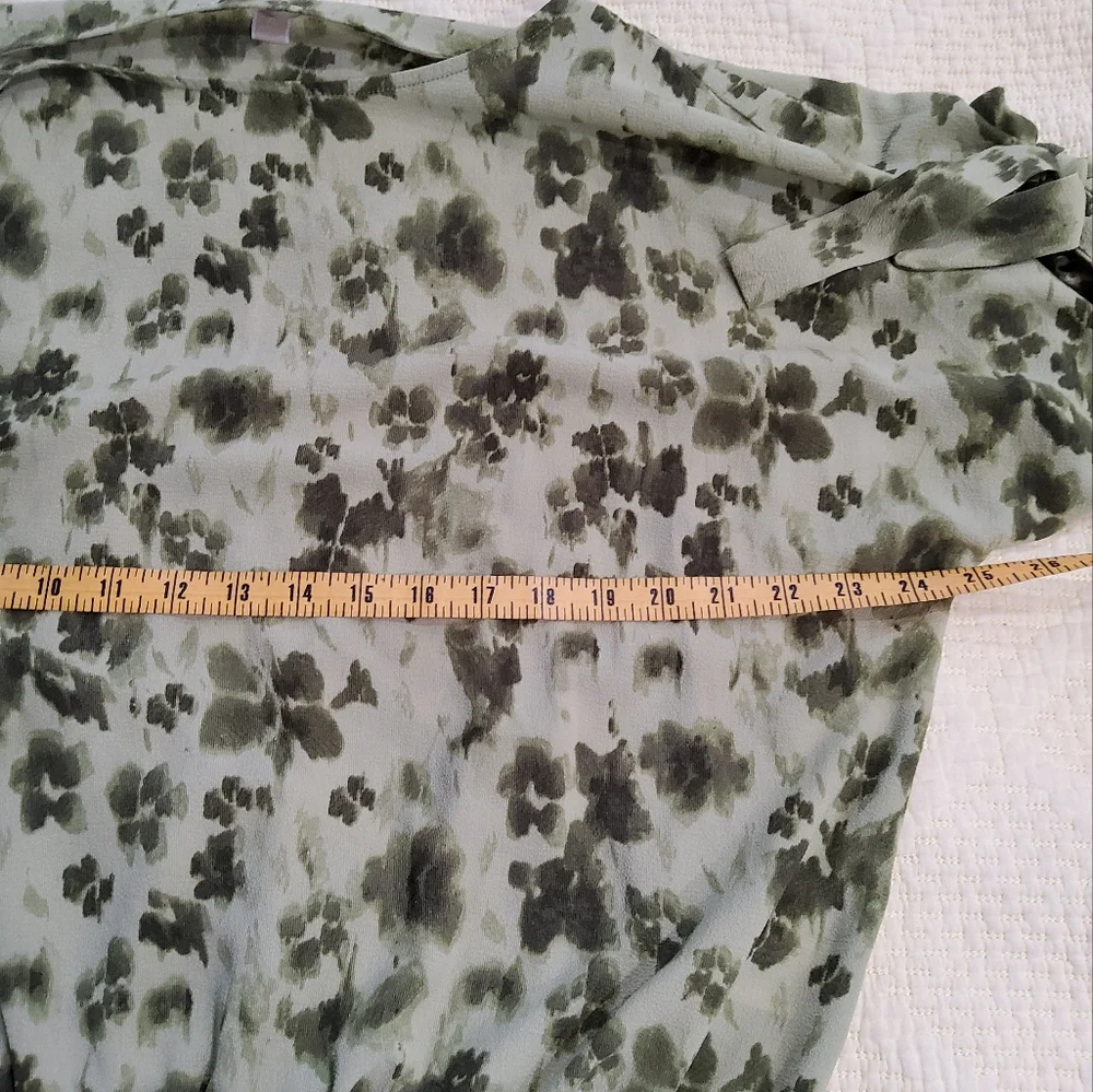 Michael Kors Kimono Tie Dye Top Short Sleeve Blouse Size XL
